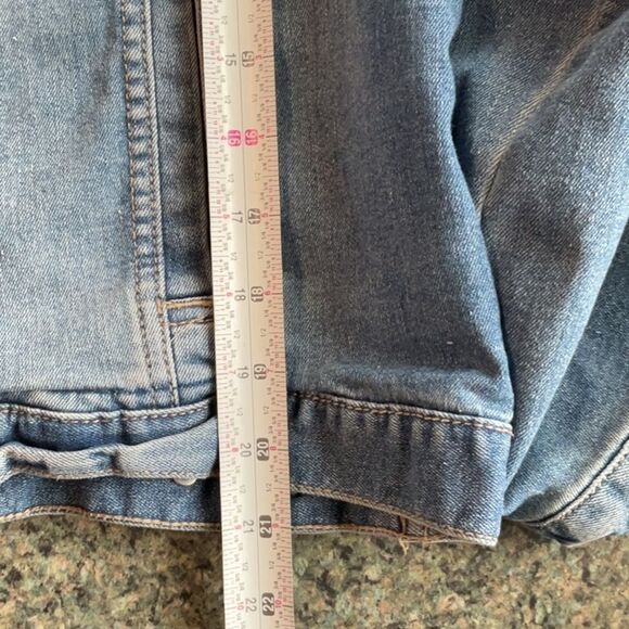 Time and Tru Blue Jean Jacket Women XXL 20 Denim Coat Cotton Polyester Spandex - Picture 9 of 9